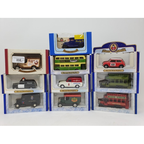 332 - An Oxford die-cast promotional van Fotorama, and 22 others, all boxed, and various unboxed die-cast ... 