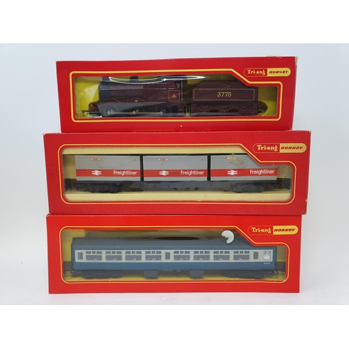 342 - A Hornby Tri-ang OO gauge 4-6-2 West Country class locomotive and tender, boxed, various other Tri-a... 