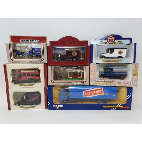 347 - A Corgi limited edition set of model promotional vans, Diamond Jubilee, and various model vehicles, ... 