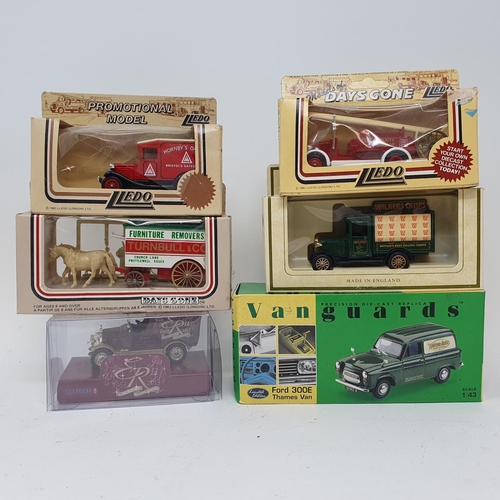 347 - A Corgi limited edition set of model promotional vans, Diamond Jubilee, and various model vehicles, ... 