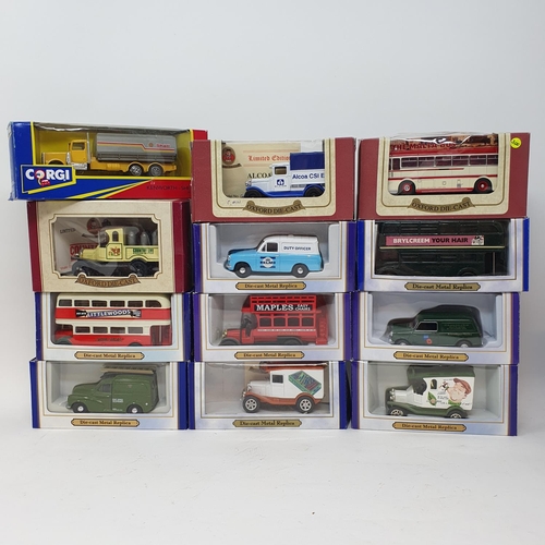 350 - An Oxford die-cast promotional model van, AA service and various boxed and unboxed models (2 boxes)