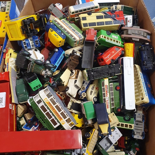 350 - An Oxford die-cast promotional model van, AA service and various boxed and unboxed models (2 boxes)