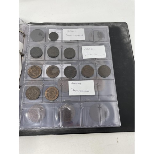 37 - Assorted Jersey, Guernsey, GB an other assorted coins, in an album, trays and loose (qty)