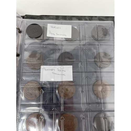 37 - Assorted Jersey, Guernsey, GB an other assorted coins, in an album, trays and loose (qty)...