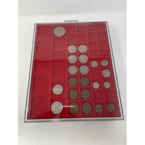 37 - Assorted Jersey, Guernsey, GB an other assorted coins, in an album, trays and loose (qty)...