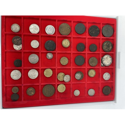 46 - Assorted world coins and a group of banknotes (qty)