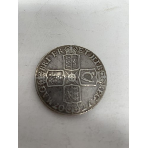 52 - A Queen Ann crown, 1707