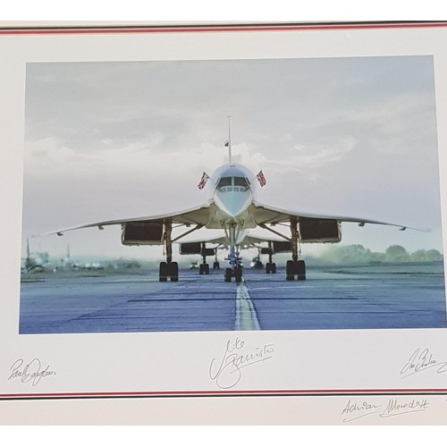 596 - Concorde memorabilia: Concorde from 1976-2003, three Concordes line up on the last flight into Londo... 