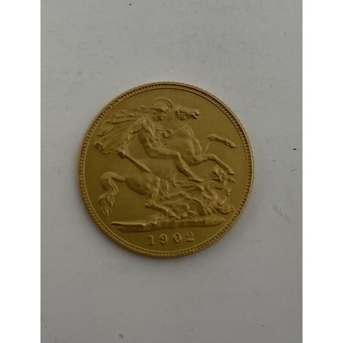 56 - An Edward VII half sovereign, 1902...