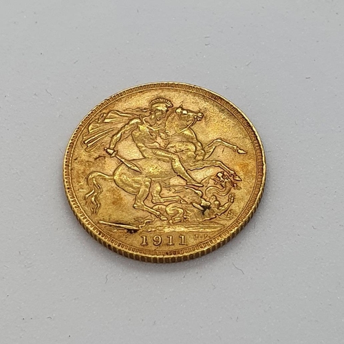 69 - A George V sovereign, 1911