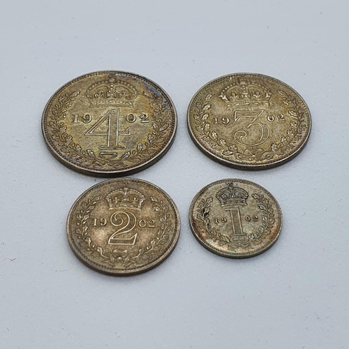 75 - An Edward VII Maundy coin set, 1902