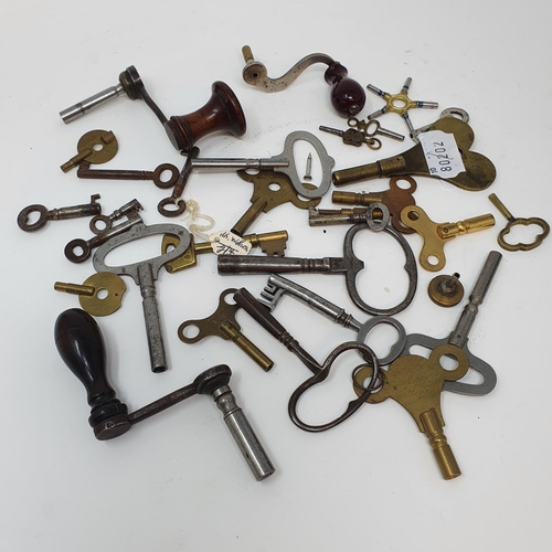 258 - Assorted clock and other keys