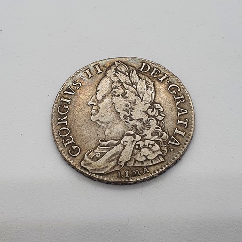 49 - A George II half crown, LIMA, 1746