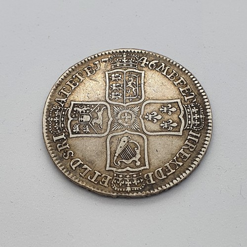 49 - A George II half crown, LIMA, 1746