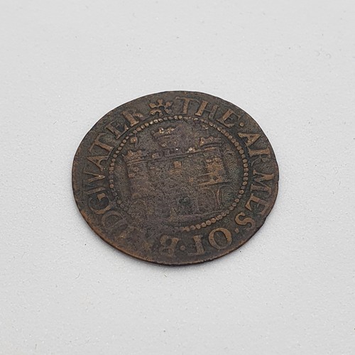 94 - A Bridgwater farthing, 1666, and assorted world coins (qty)