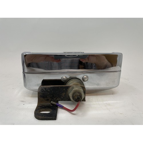 9 - A pair of Lucas Quartz-Halogen driving lamps, with covers, a Cibie driving lamp, with a cover, and a... 
