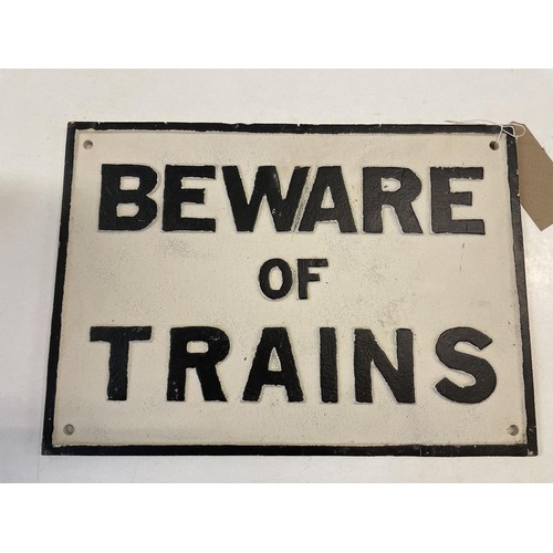 51 - A cast iron sign PENALTY FOR NEGLECT £2, 52 cm wide, another similar, SHUT THIS GATE, 42 cm wide, bo... 