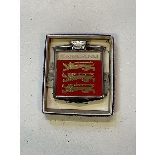 52 - A Prakash plated bulb horn, assorted AA badges, other badges, Rolls-Royce boiler suit, emphemeria an... 