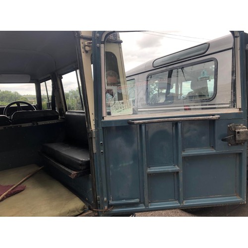 20 - 1981 Land Rover 88 Series III
Registration number KAN 404W
Blue with a white roof
2,286 cc petrol
Bo... 