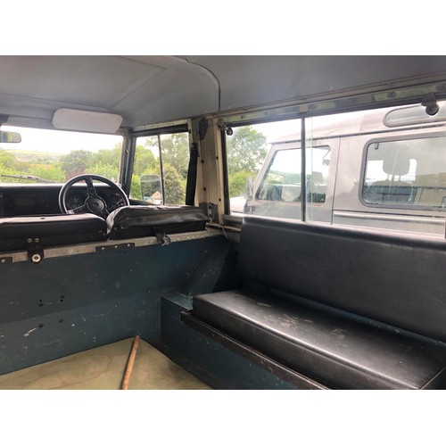 20 - 1981 Land Rover 88 Series III
Registration number KAN 404W
Blue with a white roof
2,286 cc petrol
Bo... 