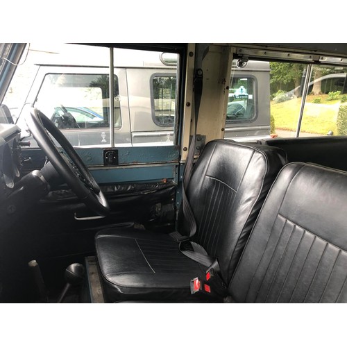 20 - 1981 Land Rover 88 Series III
Registration number KAN 404W
Blue with a white roof
2,286 cc petrol
Bo... 
