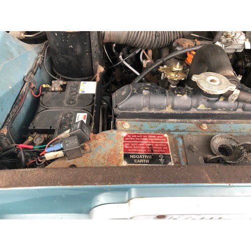 20 - 1981 Land Rover 88 Series III
Registration number KAN 404W
Blue with a white roof
2,286 cc petrol
Bo... 