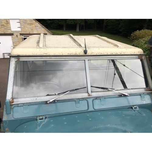 20 - 1981 Land Rover 88 Series III
Registration number KAN 404W
Blue with a white roof
2,286 cc petrol
Bo... 