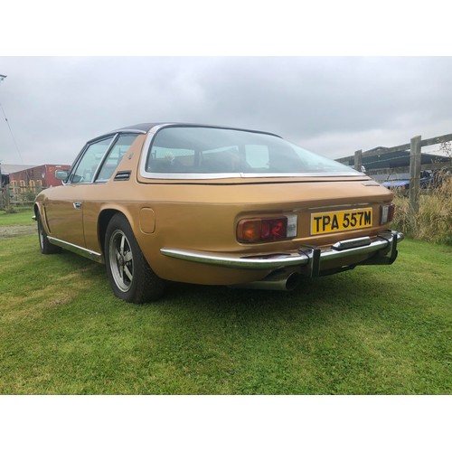 29 - 1973 Jensen Interceptor Mk III
Registration number TPA 557M
Metallic gold with a black leather inter... 