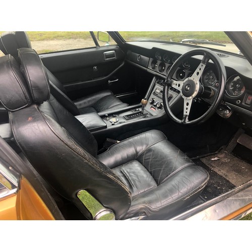 29 - 1973 Jensen Interceptor Mk III
Registration number TPA 557M
Metallic gold with a black leather inter... 