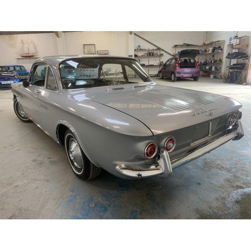39 - 1964 Chevrolet Corvair Monza Coupé 164 cu in
American registered
Left hand drive
Metalic silver
Very...