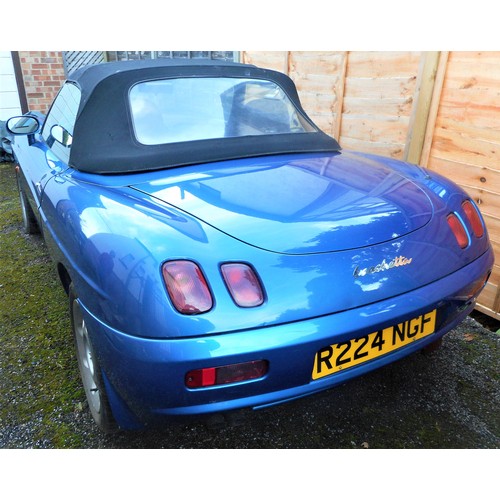 42 - 1999 Fiat Barchetta
Registration number R224 NGF
Metallic blue
Left hand drive
Hard top
Privately im...