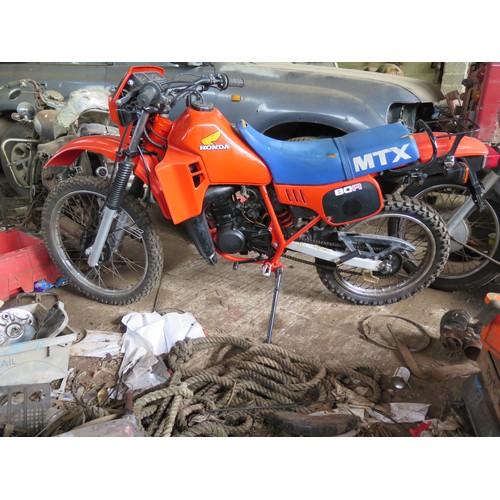 1983 Honda MTX 80 R Registration number JWR 728Y Frame number HD 08 1000292  Engine number HD08E 1