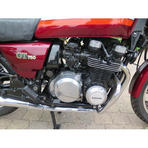 GT750　後期 Yahoo!オークション - KAWASAKI GT750 (Z750GT) 車体とエンジン