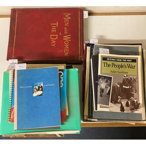 31 - Assorted books and ephemera, including On The Art of Fixing a Shadow - One Hundred Fifty Years of Ph... 