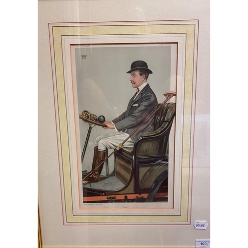 100 - A Vanity Fair Spy print, I Say, 37 x 21 cm, and four others (5)