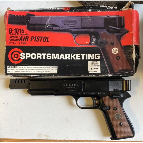 48 - A Sportsmarketing G 1015 BB repeater air pistol, with box