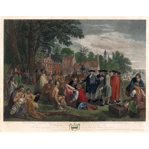 225 - After Benjamin West, William Penns Treaty With The Indians When He Founded The Province Of Pennsylva... 