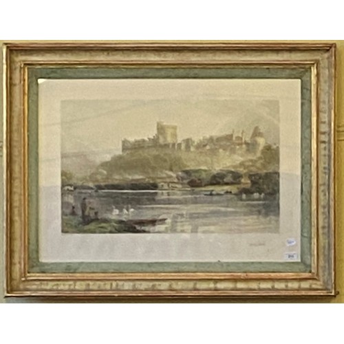 213 - A print of Windsor Castle, 55 x 80 cm