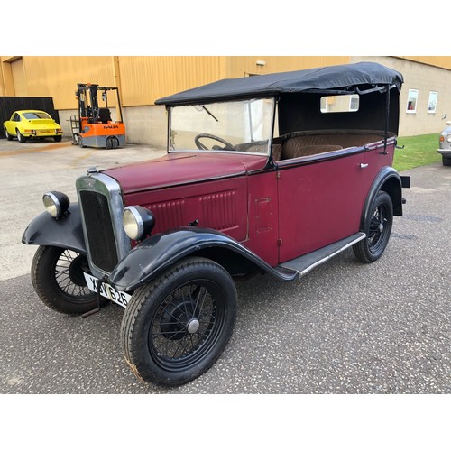 49 - 1933 Austin 7 Tourer
Registration number XBV 626
Being sold without reserve
Maroon
First year of the...