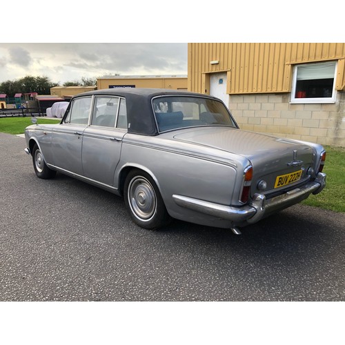 48 - 1968 Rolls-Royce Silver Shadow
Registration number BUV 222H
Being sold without reserve
Pale grey wit...