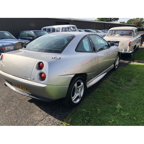 55 - 1998 Fiat Coupe 20v Turbo
Registration number S390 UYA
Star silver with cloth upholstery
5 cylinder ...