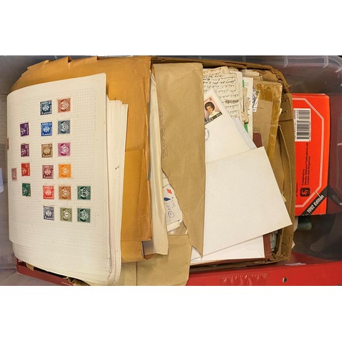 66 - A large quantity of world stamps, first day covers and stamp accessories, in numerous albums and loo... 