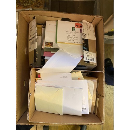 68 - A large quantity of assorted world stamps, in albums and loose (2 boxes)