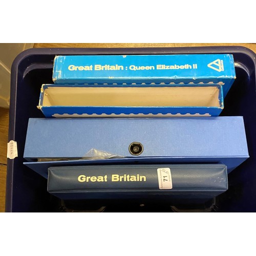 71 - Various stamps in five albums