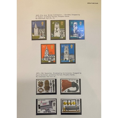 71 - Various stamps in five albums