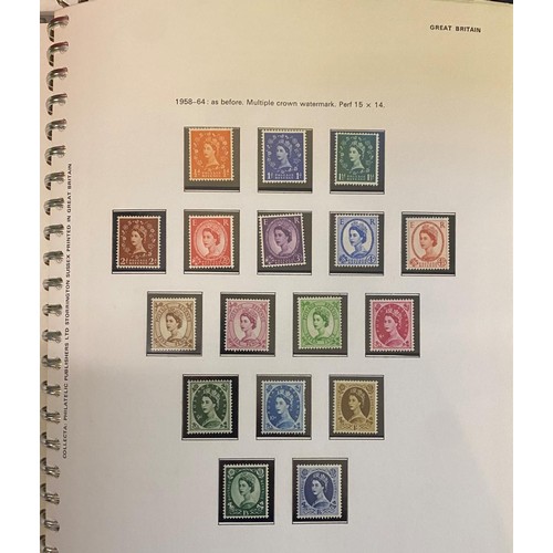 71 - Various stamps in five albums