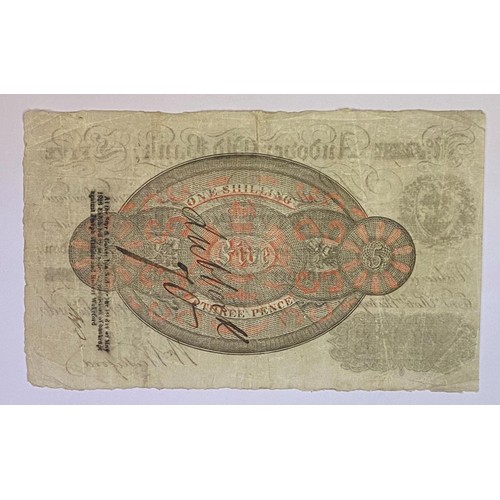 106 - An Andover Old Bank £5 banknote, 1824