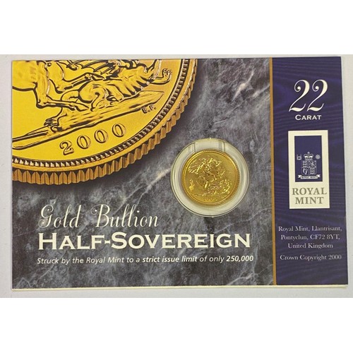 118 - A Queen Elizabeth II half sovereign, 2000