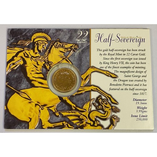 118 - A Queen Elizabeth II half sovereign, 2000