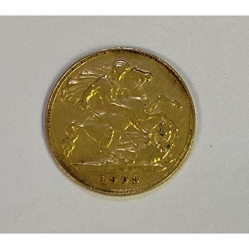 120 - An Edward VII half sovereign, 1903